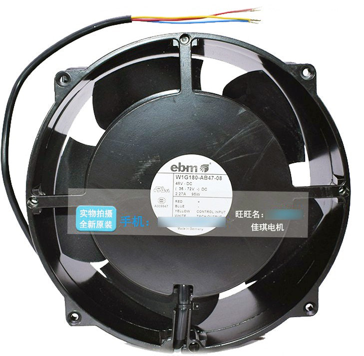 Ebmpapst W1G180-AB47-08 48V 2.27A 95W 4wires cooling fan Ebmpapst W1G180-AB47-08 48V 2.27A 95W 4wires cooling fan